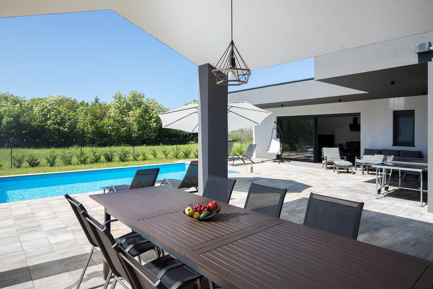 Vila Nora With Heated Pool Marčana Kültér fotó